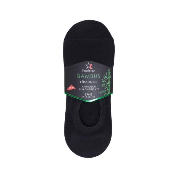 Bambussocken-Unisex Fuesslinge Etikette Unisex Bambussocken Füsslinge Produktetikette.