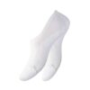 Bambussocken-Unisex Fuesslinge weiss Unisex Bambussocken Füsslinge weiss mit Antirutsch-Streifen an der Ferse.